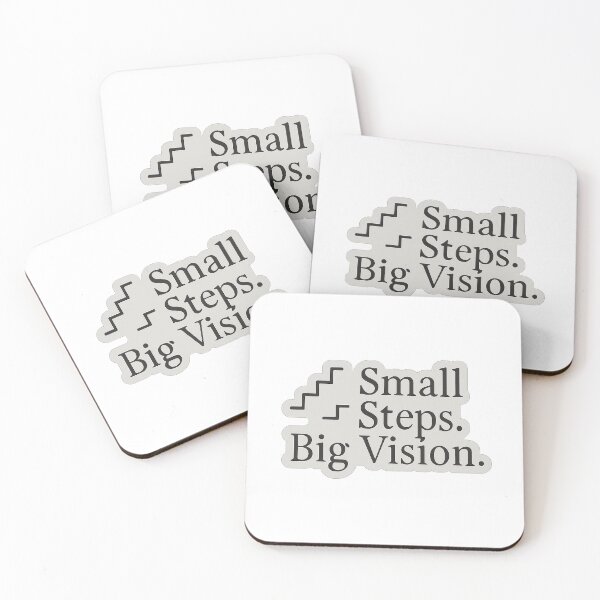 Artikelvorschau, Small Steps, Big Vision entworfen und verkauft von Velvet-motive.