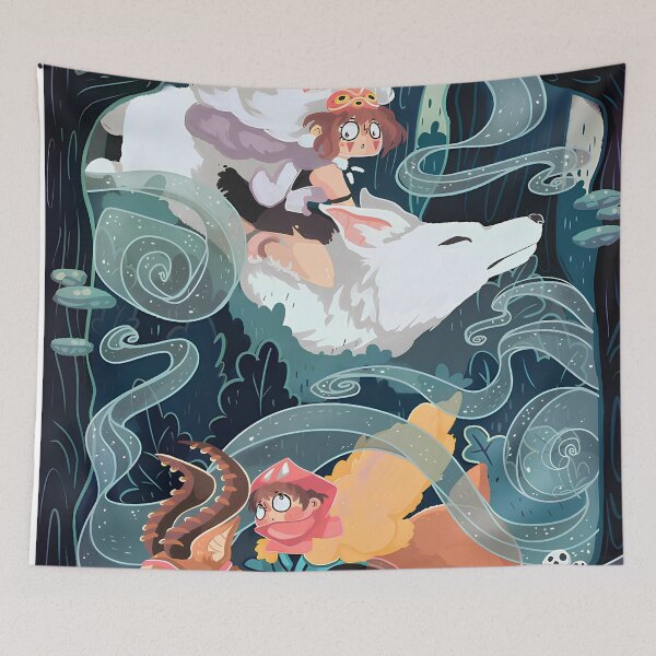 Item preview, girl and boy [[kiki's]] meet -%[ghiblis]%-  aways  designed and sold by liyavhushop.