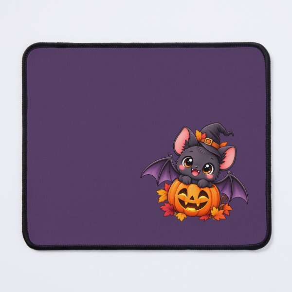 Item preview, Cute Halloween Bat Witch with Jack O’ Lantern Pumpkin designed and sold by blankTeeShirt.