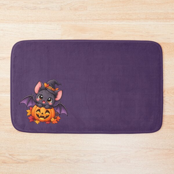 Item preview, Cute Halloween Bat Witch with Jack O’ Lantern Pumpkin designed and sold by blankTeeShirt.