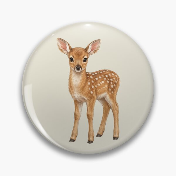 Item preview, Cute Baby Deer Fawn Illustration for Woodland Animal Lovers designed and sold by Theproxmrt.