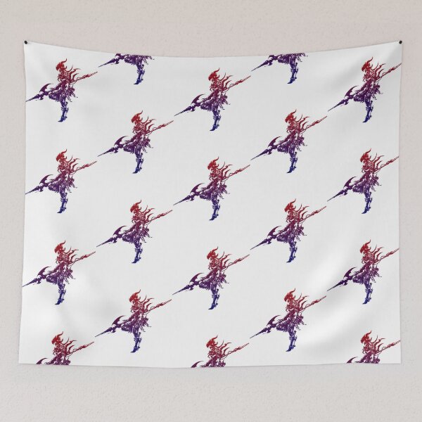 Item preview, Final Fantasy Main Logo - Kain The Dragoon Silhouette designed and sold by IconicNJs.