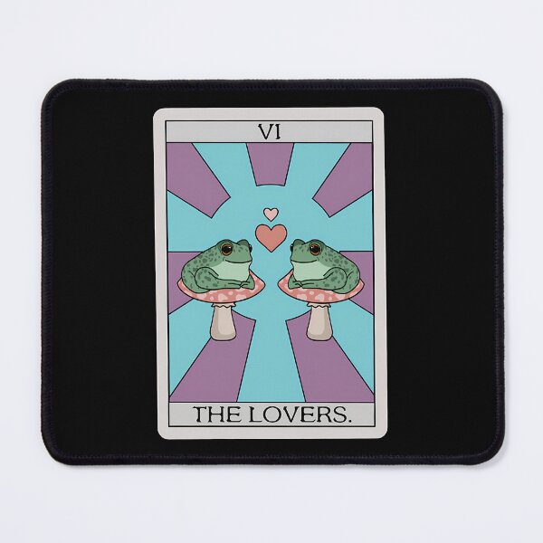 Item preview, The Lovers Frog Tarot designed and sold by rodibz.