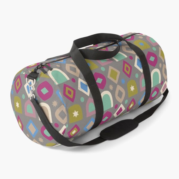 Item preview, Retro Geometric Shapes and Mystic Stars in Gray designed and sold by Pattique.