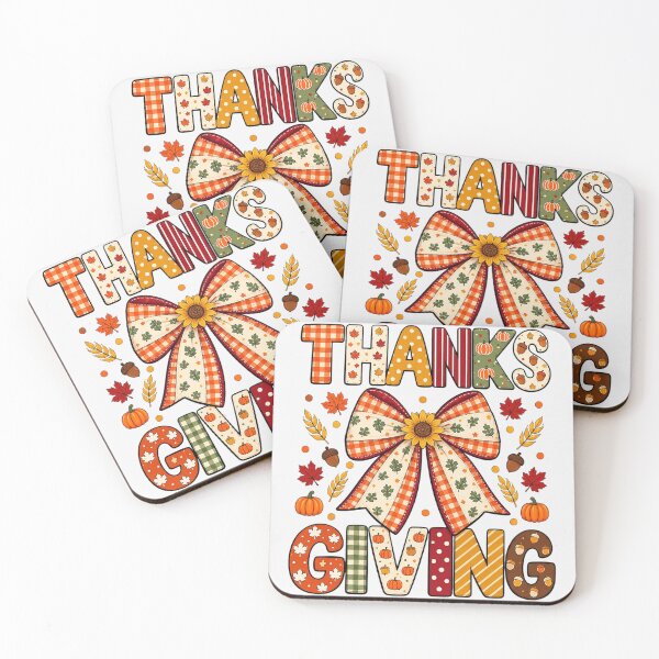 Item preview, Thanksgiving Coquette Bow With Fall Patterns Graphic designed and sold by DYALEEZ-XCR.