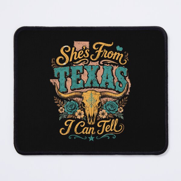Item preview, Shes From Texas I Can Tell Western Cowgirl Country designed and sold by DaveBevitt.