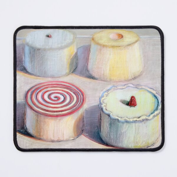 Item preview, Four Cakes 1996 by Wayne Thiebaud - wayne thiebaud gallery designed and sold by namikikkik.