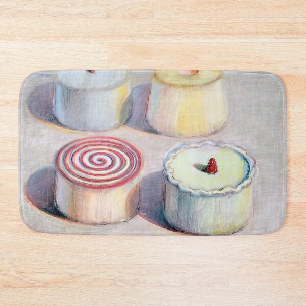 Item preview, Four Cakes   1996 by Wayne Thiebaud - wayne thiebaud gallery designed and sold by namikikkik.