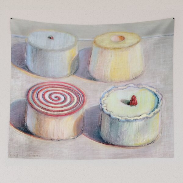 Item preview, Four Cakes   1996 by Wayne Thiebaud - wayne thiebaud gallery designed and sold by namikikkik.