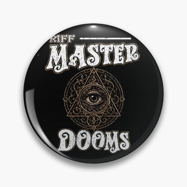 Item preview, Riff Master Dooms Sacred Geometry All Seeing Eye Doom Metal Stoner Rock designed and sold by Jt41.