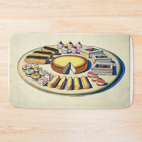 Item preview, French Pastries   1963 by Wayne Thiebaud - wayne thiebaud gallery designed and sold by namikikkik.