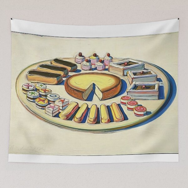 Item preview, French Pastries   1963 by Wayne Thiebaud - wayne thiebaud gallery designed and sold by namikikkik.