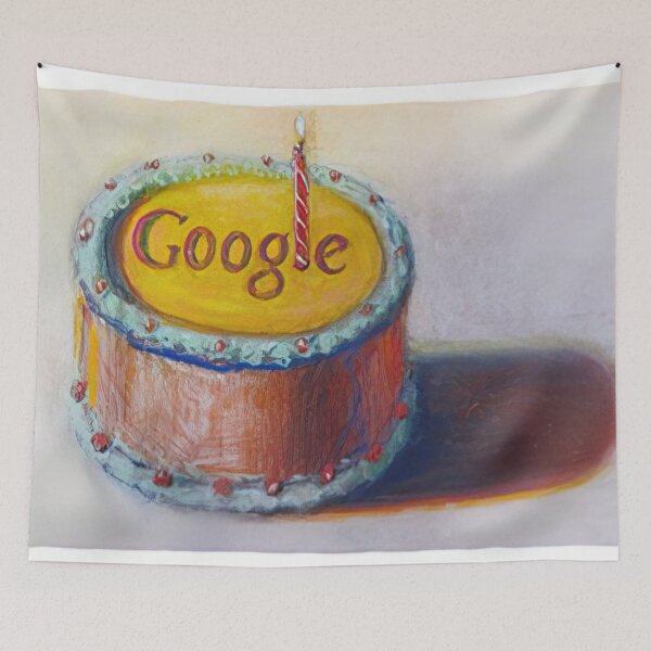 Item preview, Google   12th Birthday Cake (Doodle)   2010 by Wayne Thiebaud - wayne thiebaud gallery designed and sold by namikikkik.