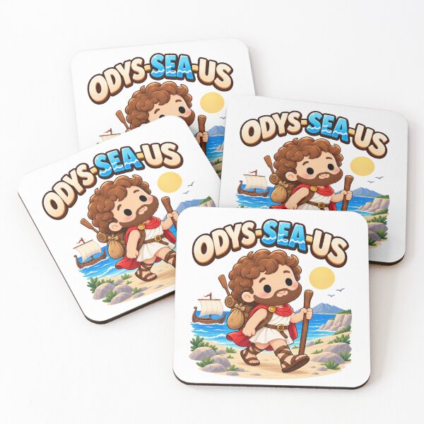 Item preview, Odysseus ODYS-SEA-US Greek Mythology Pun designed and sold by PUNserious.