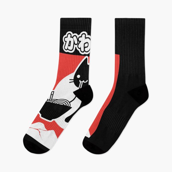 Item preview, Kawaii Cat Eating Ramen Japanese Aesthetic designed and sold by CHARLHNSON12.