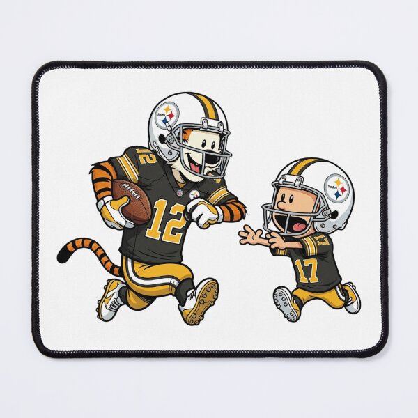 Item preview, Calvin And Hobbes Playing Football Fan Pittsburgh  Team designed and sold by DamianRoy88.