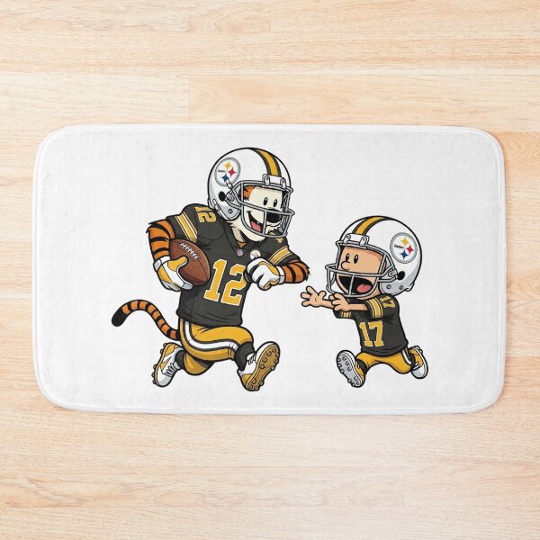 Item preview, Calvin And Hobbes Playing Football Fan Pittsburgh  Team designed and sold by DamianRoy88.