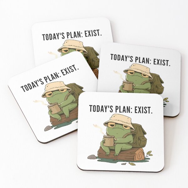 Item preview, Today's Plan Exist Tired Frog designed and sold by 123Long.
