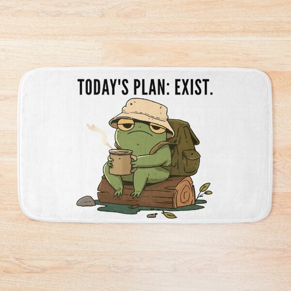 Item preview, Today's Plan Exist Tired Frog designed and sold by 123Long.