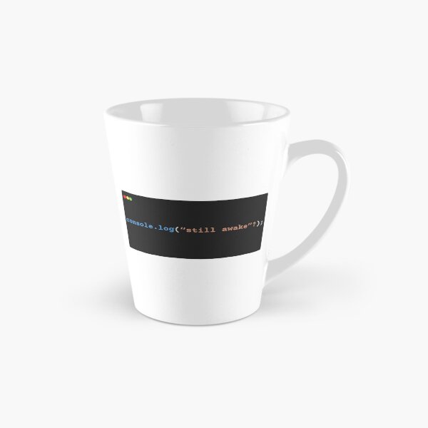 Item preview, console.log("still awake"?) designed and sold by ChaiAndInkCo.