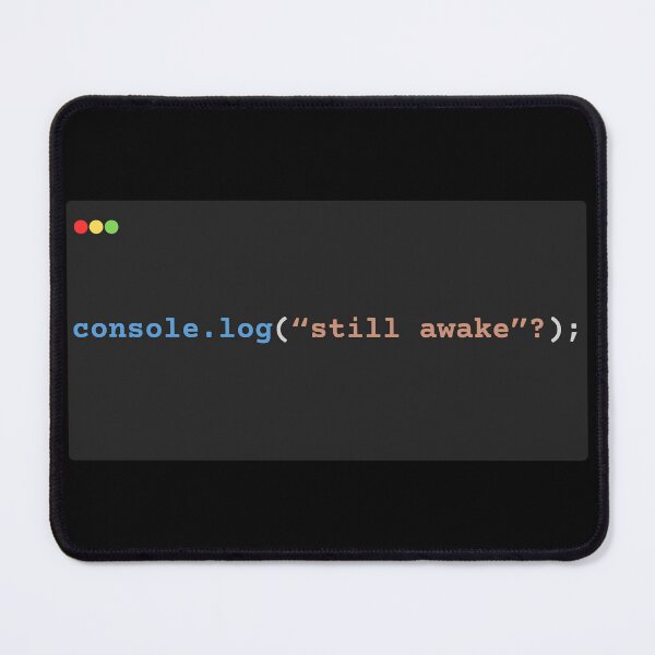 Item preview, console.log("still awake"?) designed and sold by ChaiAndInkCo.