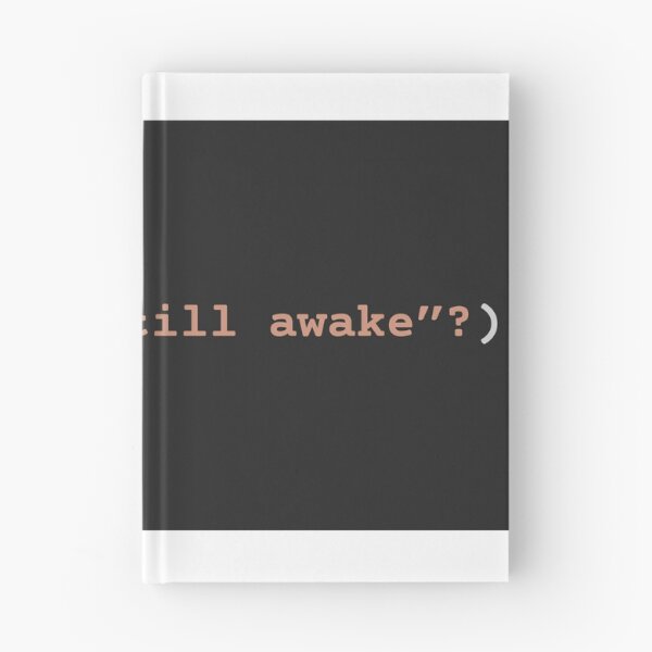 Item preview, console.log("still awake"?) designed and sold by ChaiAndInkCo.