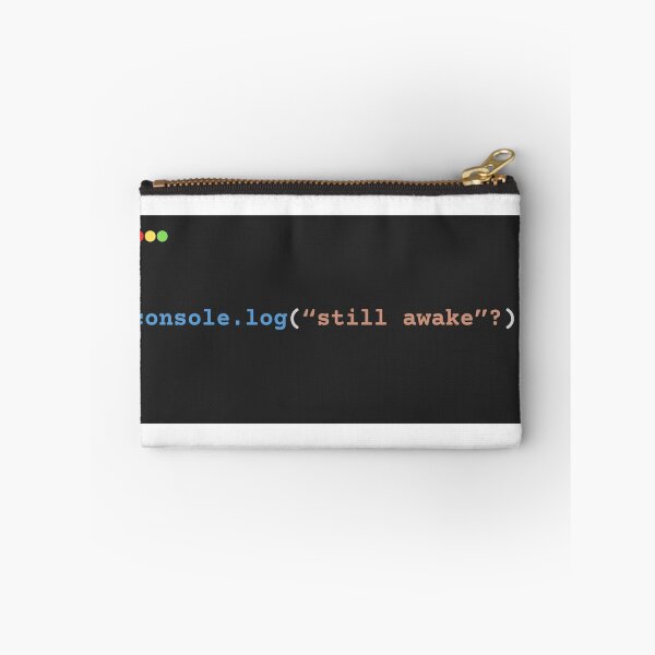 Item preview, console.log("still awake"?) designed and sold by ChaiAndInkCo.