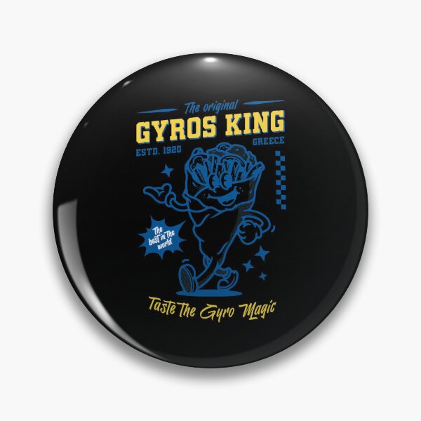 Item preview, Gyros King  Food Mascot designed and sold by CHARLHNSON12.