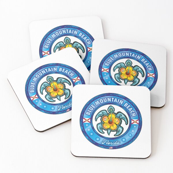 Item preview, Blue Mountain Beach Florida Sea Turtle Hibiscus designed and sold by gr-arts.