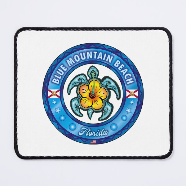 Item preview, Blue Mountain Beach Florida Sea Turtle Hibiscus designed and sold by gr-arts.