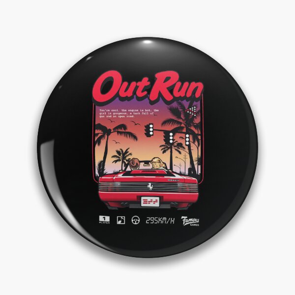 Item preview, Out Run  Arcade  80s Sunset Drive designed and sold by CHARLHNSON12.