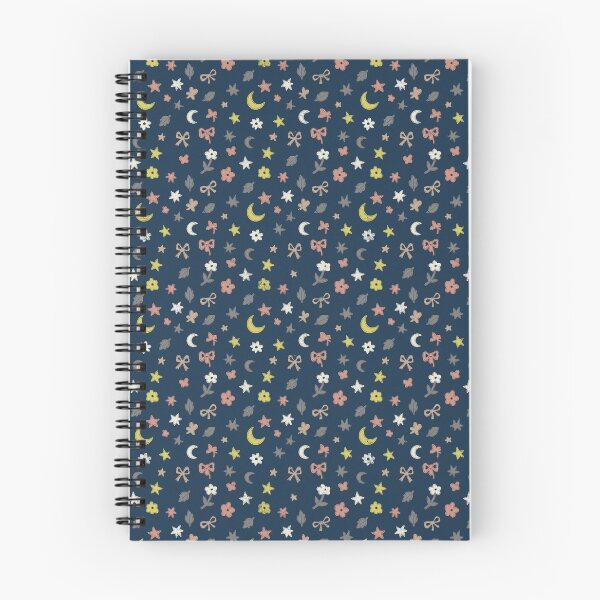 Item preview, Flowers, Elements of Nature and Children's Stars on a Blue Background designed and sold by Pattique.