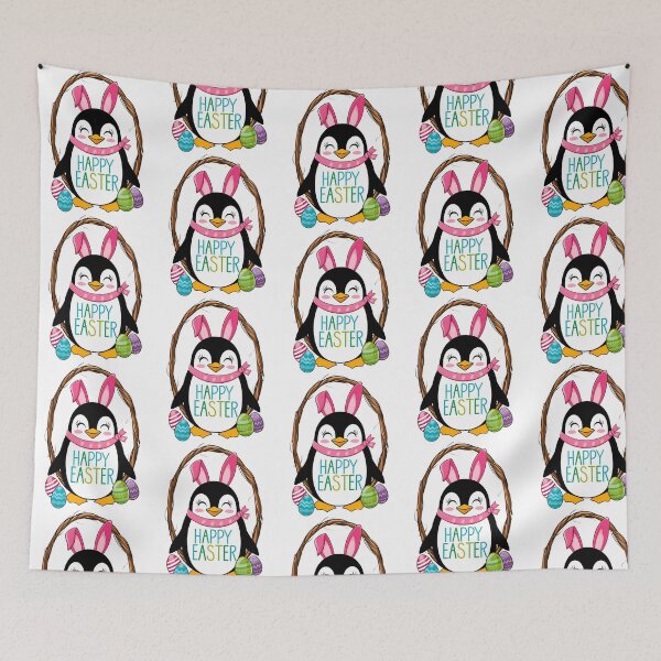 Item preview, Happy Easter Happy Easter Penguin Happy Easter Penguin designed and sold by funbyeroneleon.