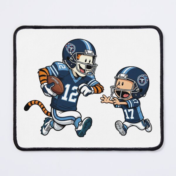 Item preview, Calvin And Hobbes Playing Football Fan Tennessee Team designed and sold by DamianRoy88.