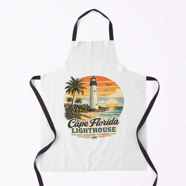 Item preview, Cape Florida Lighthouse Key Biscayne Florida Retro Travel Shirt designed and sold by gr-arts.