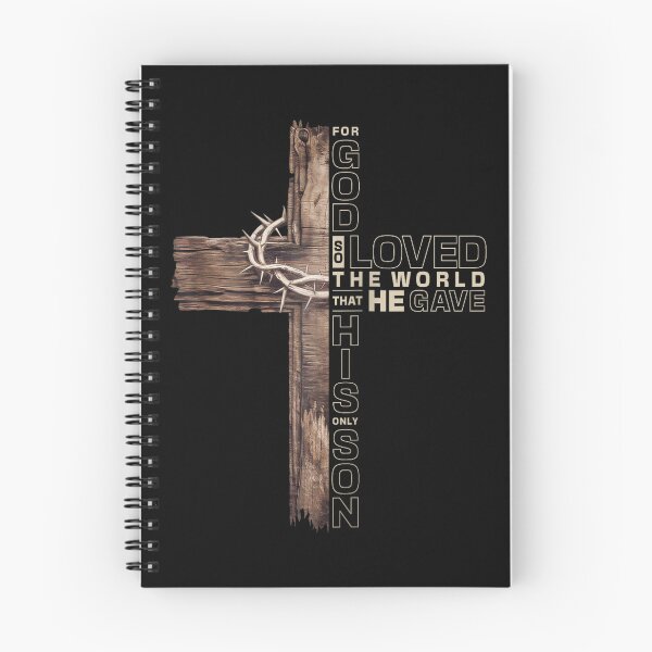 Item preview, John 3:16 Jesus Cross Christian Bible Verse Faith Inspired designed and sold by KatieThomShop.