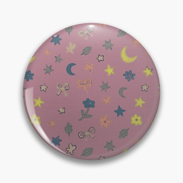 Item preview, Flowers, Elements of Nature and Children's Stars in Old Rose designed and sold by Pattique.