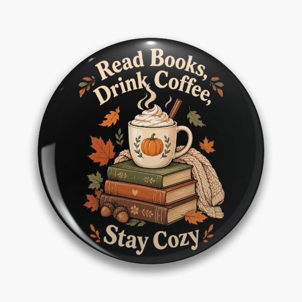 Item preview, Read Books Drink Coffee Stay Cozy Autumn Pumpkin Spice Fall designed and sold by eNtyshop23.