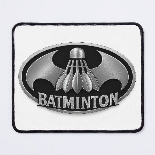 Item preview, “Batminton – Superhero Shuttlecock Emblem” designed and sold by simplehcity.