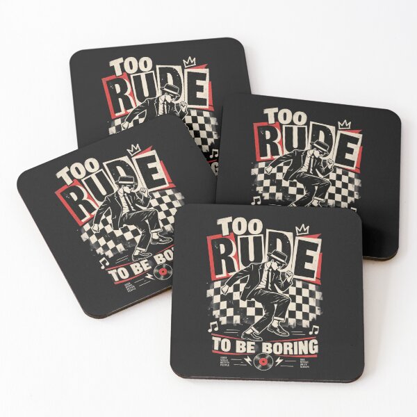 Artikelvorschau, Zu unhöflich, um langweilig zu sein – Ska Rude Boy entworfen und verkauft von rude vibes shop.
