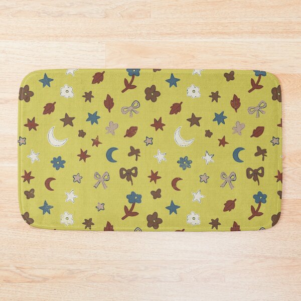 Item preview, Flowers, Elements of Nature and Children's Stars in Ochre Tone designed and sold by Pattique.
