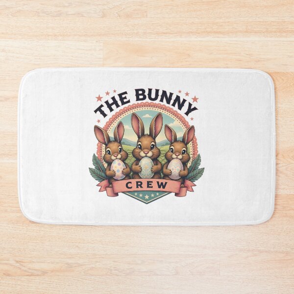 Item preview, The Bunny Crew Shirt  Retro Easter Bunny Band Design designed and sold by funbyeroneleon.