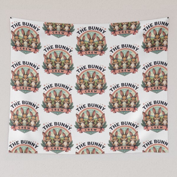 Item preview, The Bunny Crew Shirt  Retro Easter Bunny Band Design designed and sold by funbyeroneleon.