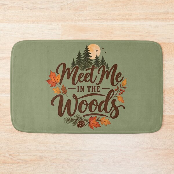 Item preview, Meet Me in the Woods – Cozy Autumn Forest designed and sold by blankTeeShirt.