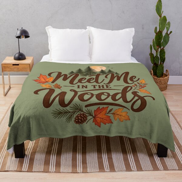 Item preview, Meet Me in the Woods – Cozy Autumn Forest designed and sold by blankTeeShirt.