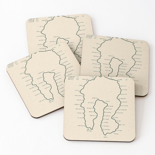 Item preview, The Green Hell: Nordschleife Circuit Map - A Minimalist illustration Map of the legendary German racetrack's Nordschleife layout - Gift for Motorsports Lover designed and sold by MoonSkyArt.