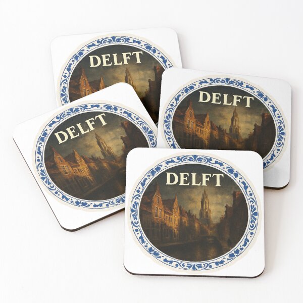 Item preview, Delft Canal Netherlands Sticker designed and sold by Imaginarium of Chaos falcon88 .