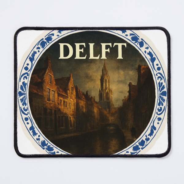 Item preview, Delft Canal Netherlands Sticker designed and sold by Imaginarium of Chaos falcon88 .