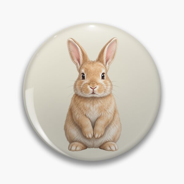 Item preview, Cute Brown Rabbit Illustration for Bunny and Animal Lovers designed and sold by Theproxmrt.