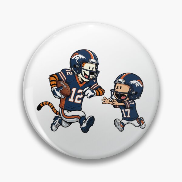 Item preview, Calvin And Hobbes Playing Football Fan Denver Team designed and sold by DamianRoy88.